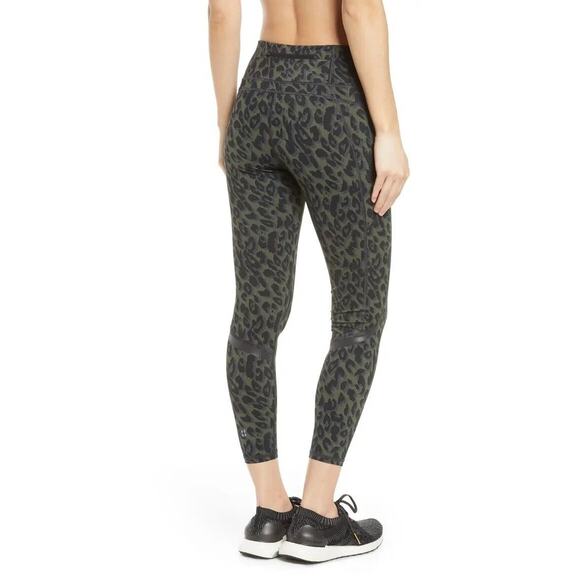 Sweaty Betty NWT Zero Gravity 7/8 Running Leggings Olive Leopard Size XL Sculpt - Picture 2 of 12